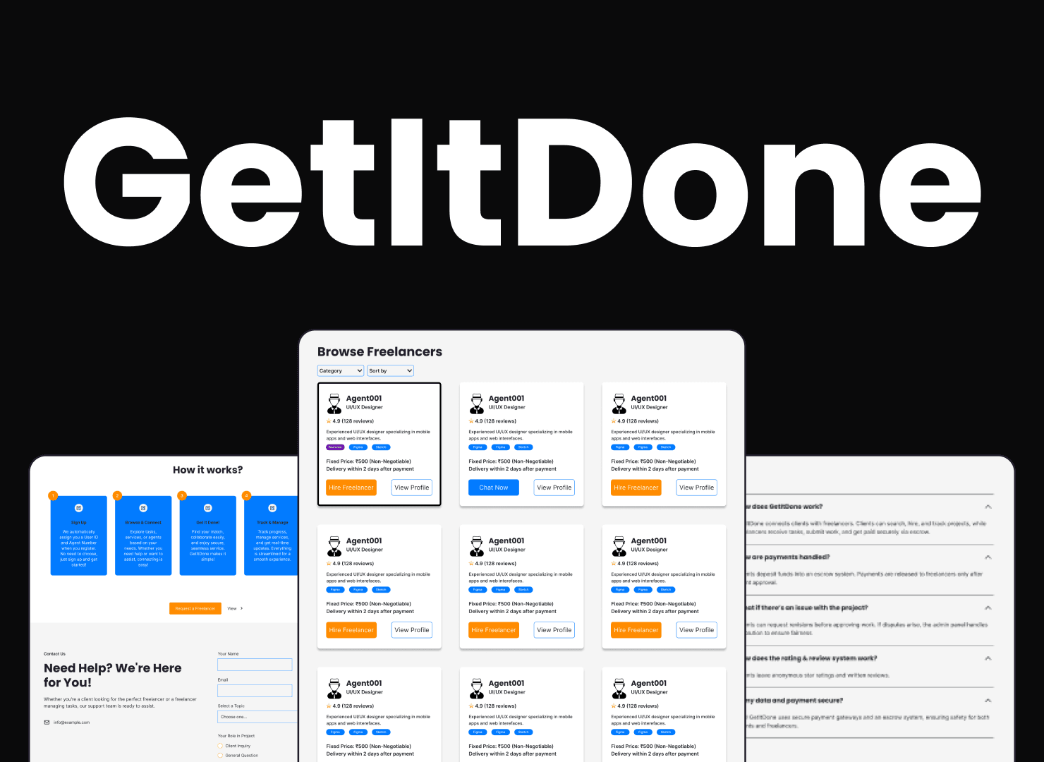 GetItDone project interface