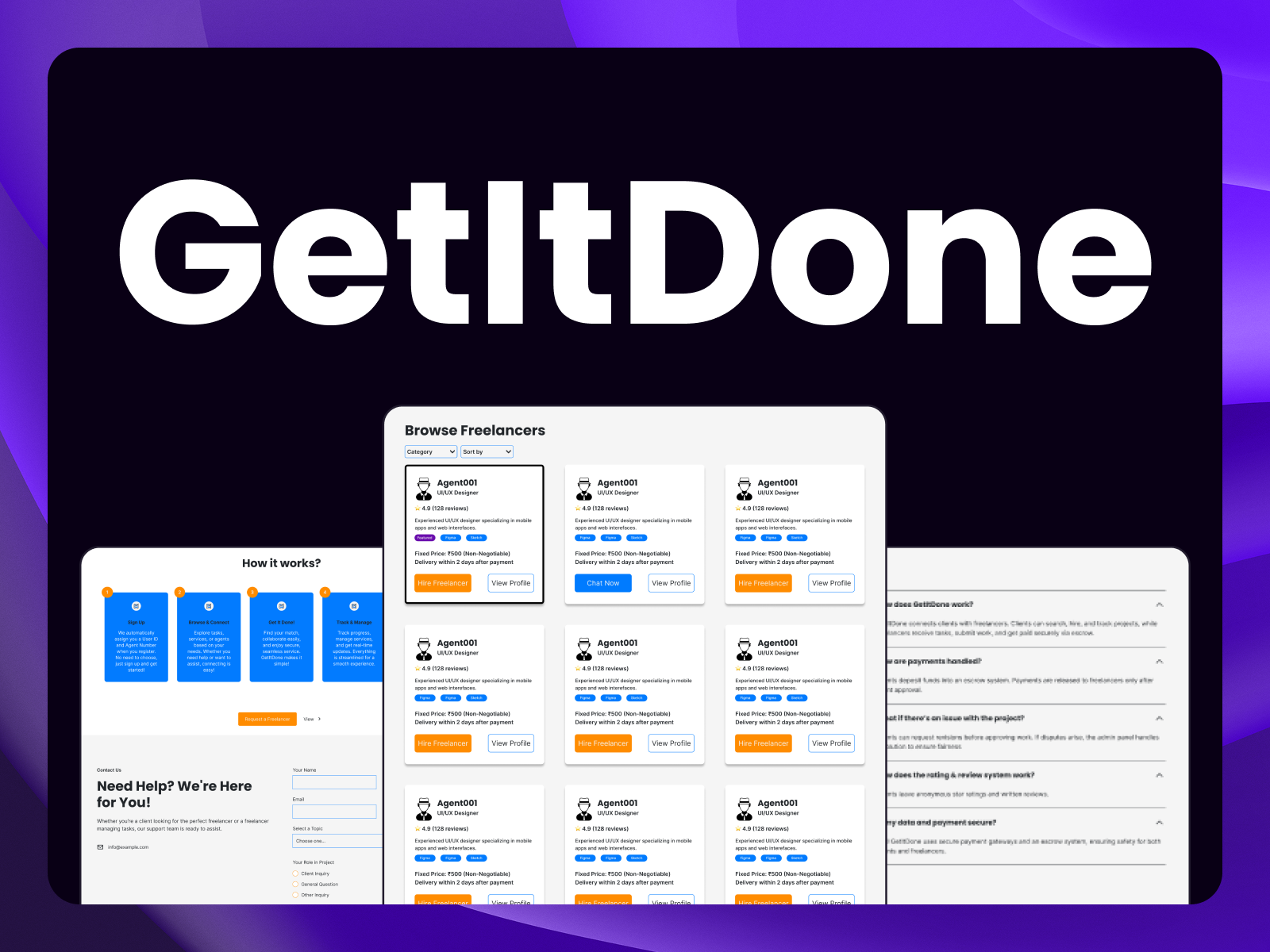 GetItDone project interface
