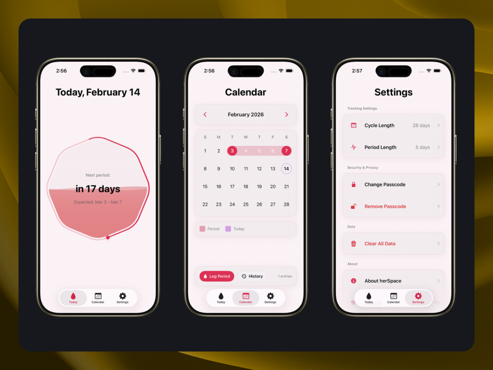 herSpace project interface