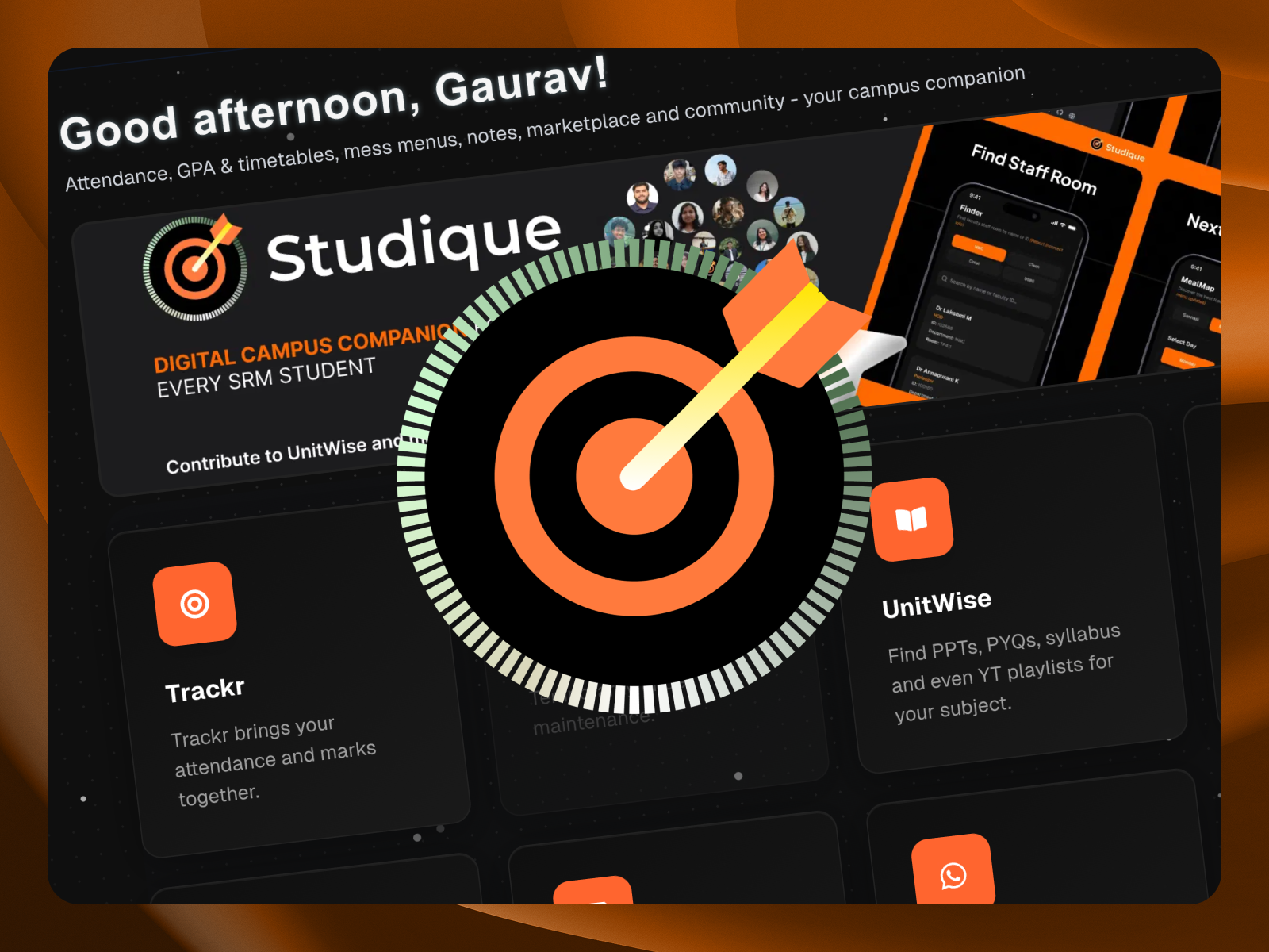 Studique project interface